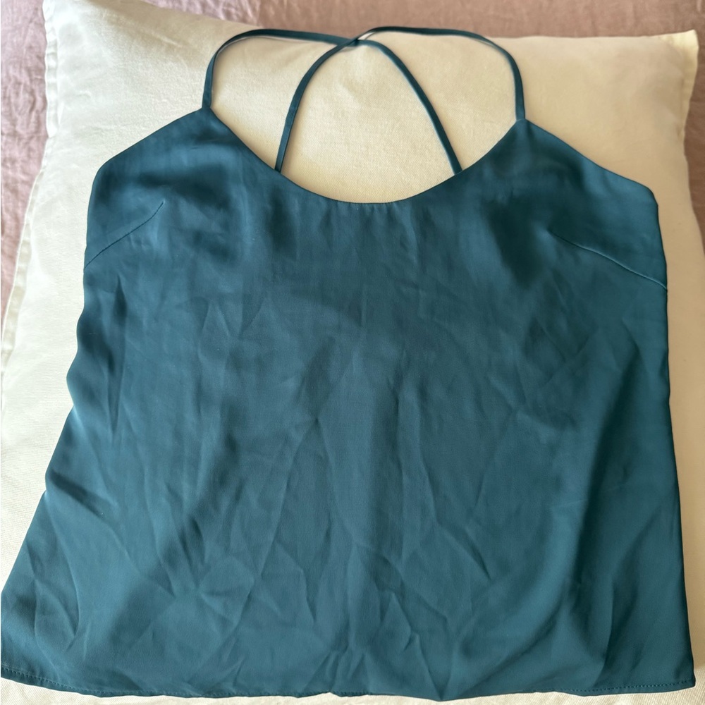 Teal Strappy Women's Top